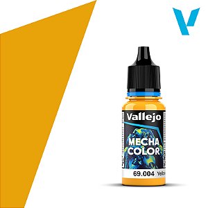 Tinta Acrílica Mecha Color YELLOW - Vallejo (18ml)