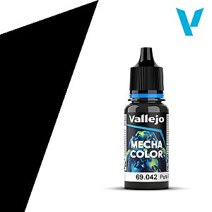 Tinta Acrílica Mecha Color PURE BLACK - Vallejo (18ml)