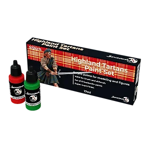 Conjunto Tintas Acrílicas HIGHLAND TARTANS - Scale75 (Box x8 17ml)