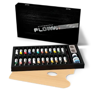 Conjunto de Luxo Tintas a Óleo DR FLOWS - Scale75 (Box x24 20ml)
