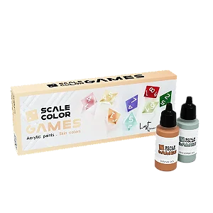 Conjunto Tintas Acrílicas Scalecolor Games LUST (Skin Colors) - Scale75 (Box x8 17ml)