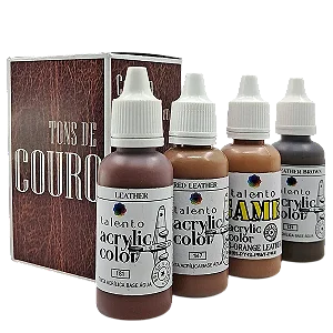 Kit Tons de Couro - Talento (Box x4 20ml)