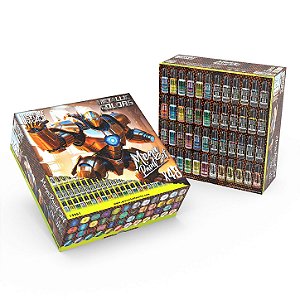 Conjunto Tintas Metálicas METALLIC COLORS MEGA PAINT SET - Green Stuff World (Box x48 17ml)