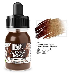 Ink Acrílica TRANSPARENT BROWN - Green Stuff World (30ml)