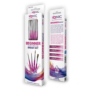 Conjunto Pincéis Sintéticos Para Iniciantes - IONIC Smart Brushes (4 pincéis)