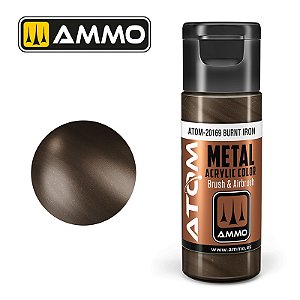 Tinta Metálica ATOM METALLIC - BURNT IRON - AMMO (20ml)