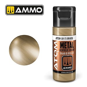 Tinta Metálica ATOM METALLIC - BRASS - AMMO (20ml)