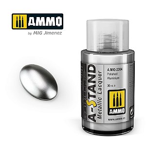 Tinta Laca A-STAND Polished Aluminium - AMMO (30ml)