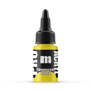 Tinta Acrílica Artística FLUORESCENT YELLOW - Pro Acryl (22ml)