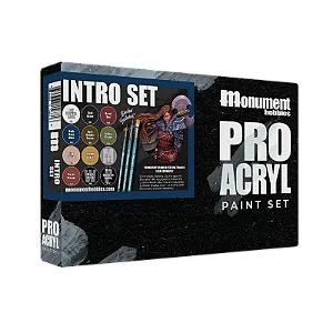 Conjunto Tintas Acrílicas Artísticas - INTRO - Pro Acryl (Box 12x 22ml)
