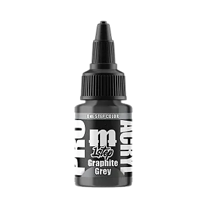 Tinta Acrílica Artística 1-Step GRAPHITE GREY - Pro Acryl (22ml)