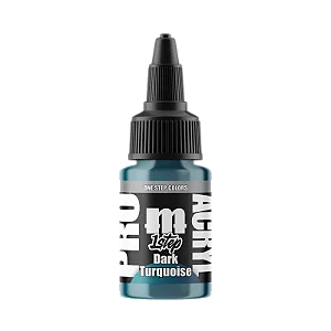Tinta Acrílica Artística 1-Step DARK TURQUOISE - Pro Acryl (22ml)