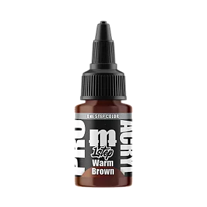 Tinta Acrílica Artística 1-Step WARM BROWN - Pro Acryl (22ml)