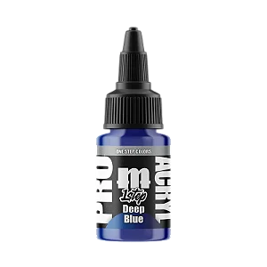Tinta Acrílica Artística 1-Step DEEP BLUE- Pro Acryl (22ml)