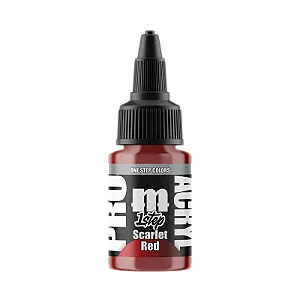 Tinta Acrílica Artística 1-Step SCARLET RED- Pro Acryl (22ml)