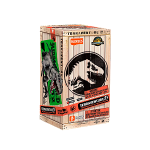 Jurassic World Terraventure (Wave 2) Bem vindos a Jurassic Park - Kit Plástico Aleatório