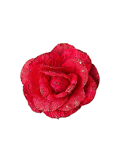 Porta Guardanapo Rosa Gliter