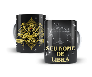 Caneca Zodíaco Ouro Personalizada #52