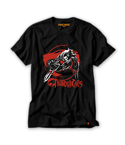 Camiseta Lion vermelha felinos Thunder #