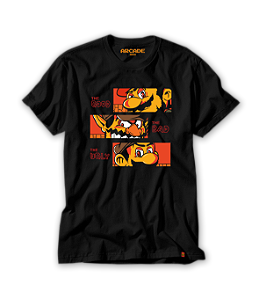 Camiseta Gamer Geek Mario  Good, Bad, Ugly #062