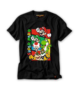 Camiseta Gamer Geek Mario  Friends #063