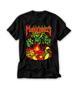 Camiseta Gamer Geek Metal Mario #075
