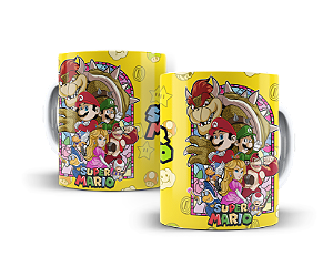 Caneca Gamer Geek Mario Cinema #079
