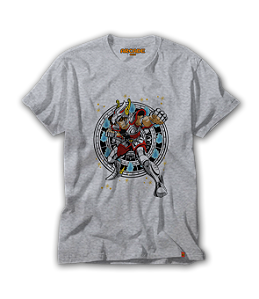 Camiseta Anime cavaleiros bronze Cinza #130