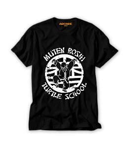 Camiseta Anime Dragon Mestre Muten Roshi Turtle School #181