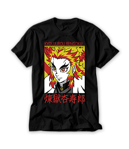 Camiseta Anime Demon Kimetsu Rengoku #224