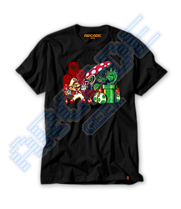 Camiseta Gamer  Mario Alien #267