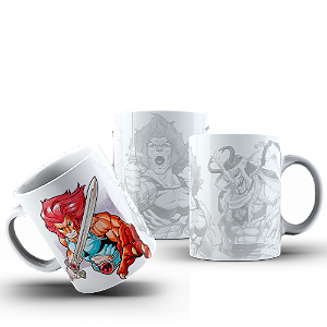 Caneca Lion Thunder desenho anos 80 #459