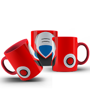 Caneca Gamer Megaman Capacete E-Tank #474