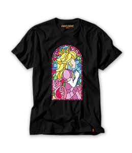 Camiseta Gamer Peach vitral Mario  #465