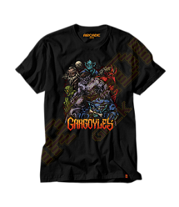 Camiseta Gargulas Gargoyles desenho anos 90 nostalgia Golias  #500