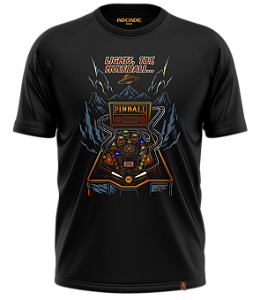 CAMISETA ARCADE GEEK GAMER PINBALL Lights Tilt Multiball Extraball Nerd #537
