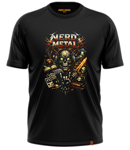CAMISETA ARCADE GEEK NERD HEAVY METAL GAMER ESTILO REFERÊNCIAS #552