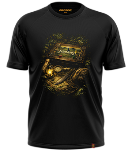 Camiseta Filmes Retro Selva Tabuleiro Juman Ji Explorar #566