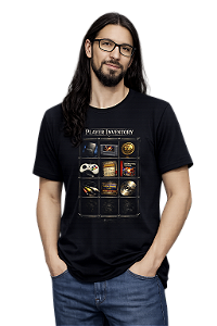 Camiseta ARCADE GEEK LIFE GAMER PLAYER INVENTORY RETRO NOSTALGIA #563