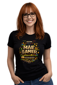 Camiseta Dia das Mães Mãe Gamer Nerd Legal Alternativa Presente Geek