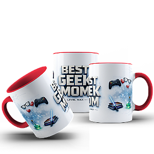 CANECA MÃE GEEK DIA DAS MÃES BEST GEEK MOM MÃE NERD