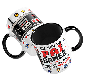 Caneca Dia dos Pais Pai Gamer Legal Presente