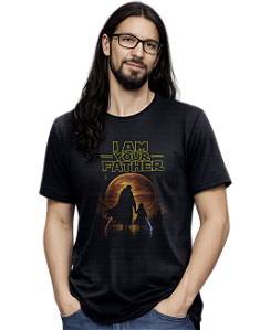 Camiseta dia dos Pais I am Your Father Star Wars Darth Vader Presente