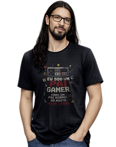 Camiseta Dia dos Pais Pai Gamer Legal Presente