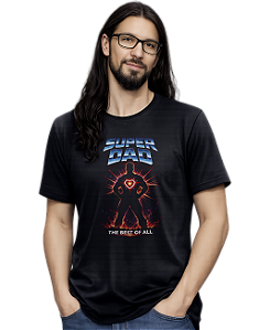 Camiseta Dia dos Pais Super Dad Super Pai Presente