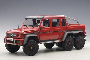 Mercedes Benz G63 AMG 6x6 1:18 Autoart Vermelho - 20 anos! Loja on