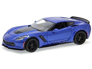 Chevrolet Corvette Stingray C7 Z06 2015 Maisto 1:24 Azul - 19 anos