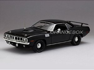 Plymouth Hemi Cuda 1971 1:18 Acme Preto - 20 anos! Loja on-line de