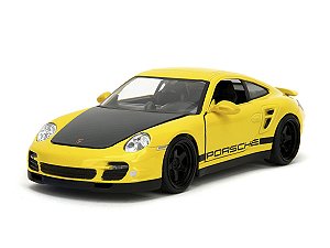 Porsche 911 Turbo (997) Hyper-Spec Series 1:24 Jada Toys Amarelo