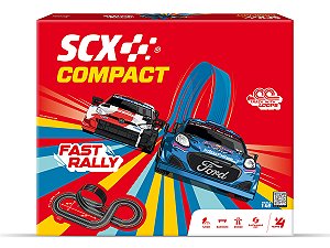 Autorama Elétrico Fast Rally 4,2m 02 carros 1:43 SCX - 20 anos